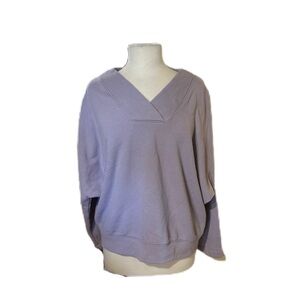 Tribe Kelley Sweatshirt Women M Lilac Purple Butter Soft Cozy Lounge Relaxed